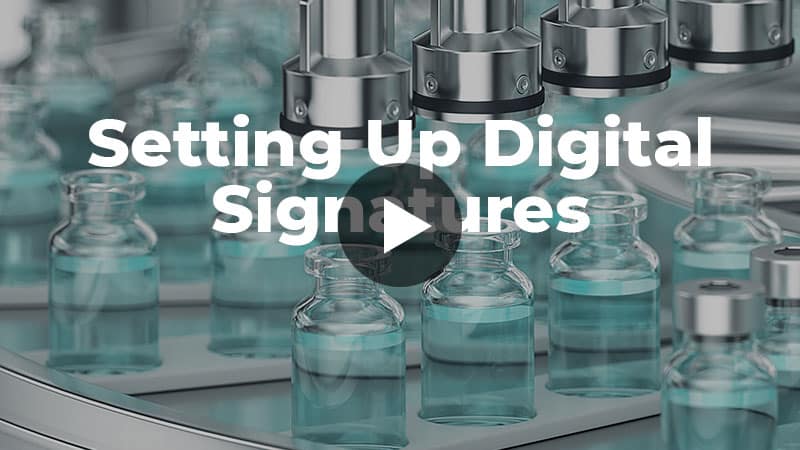 Setting Up Digital Signatures